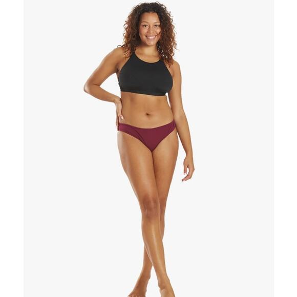 Andie Swim Plum Red Hipster Bikini Bottom Women’s Swimwear - Picture 6 of 9